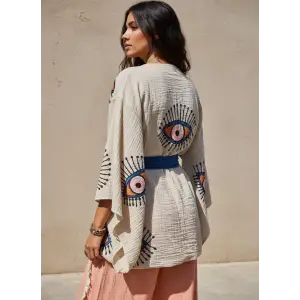 TILSIM PAMUK KİMONO CEKET