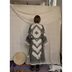 BALKAR DOKUMA PAMUK ERKEK KAFTAN