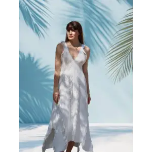 KOZA YIRTIKLI ELBİSE