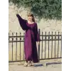 NOVA YARASA KOL ELBİSE / MOR