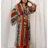 MUSE ETNİK DESENLİ BOHEM KAFTAN
