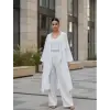 SWAN SALAŞ MÜSLİN KAFTAN / beyaz
