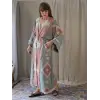 ANATOLIAN HERITAGE JAKAR DOKUMA MUSLİN KAFTAN