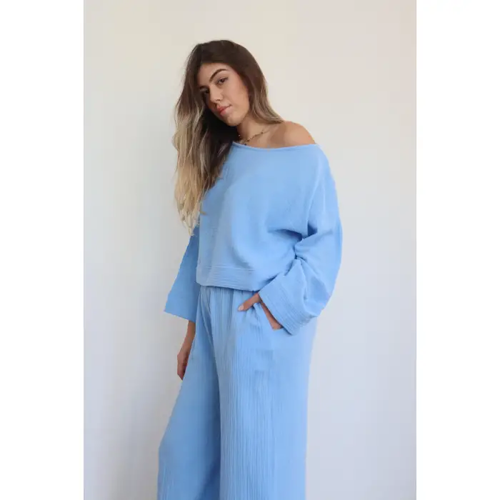 SOUL ŞİLE BEZİ BLUZ PANTOLON TAKIM