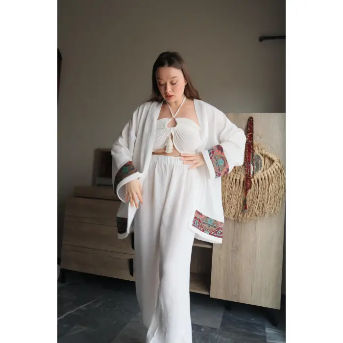 UMAY KİMONO PANTOLON TAKIM