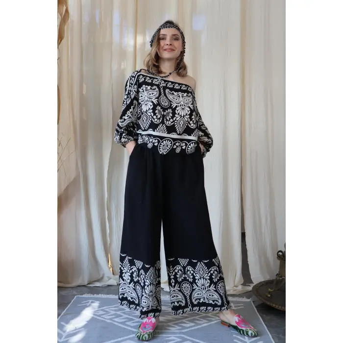 NEPAL BLUZ & PANTOLON TAKIM