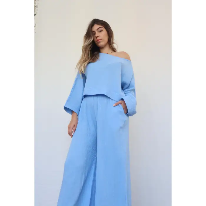 SOUL ŞİLE BEZİ BLUZ PANTOLON TAKIM