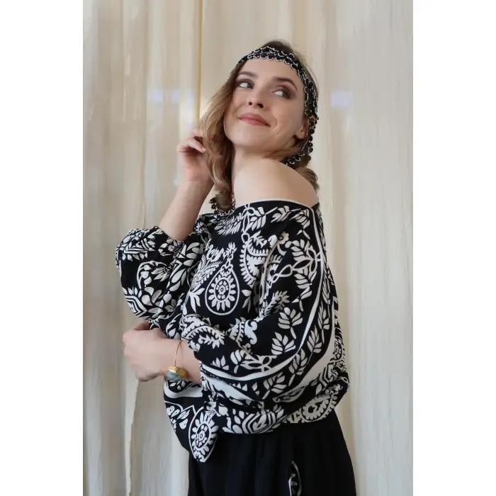 NEPAL BLUZ & PANTOLON TAKIM