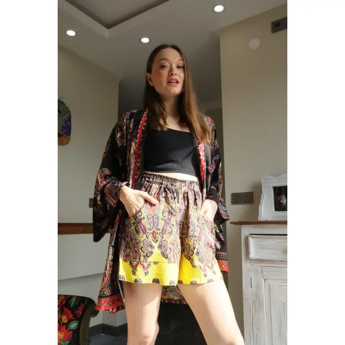 JAKARTA VİSKON KİMONO & ŞORT TAKIM