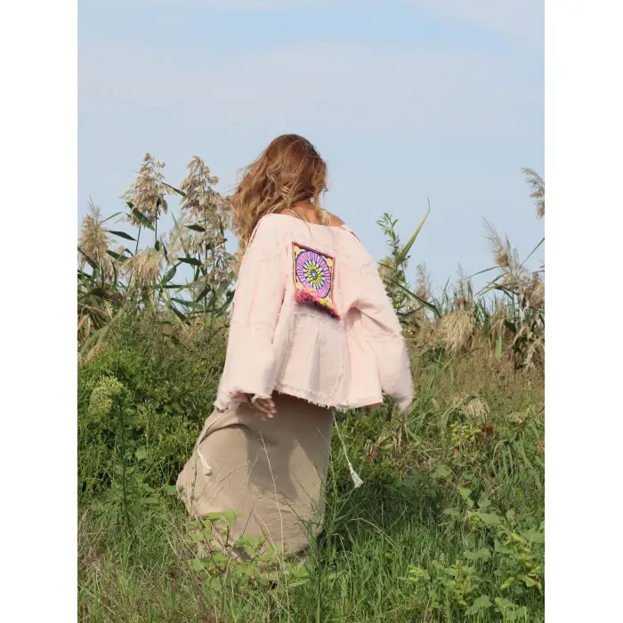 CHAPUT EL DOKUMA KİMONO CEKET