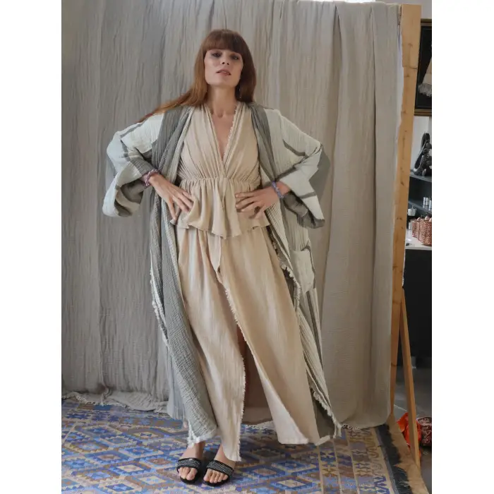 SWAN MÜSLİN KAFTAN