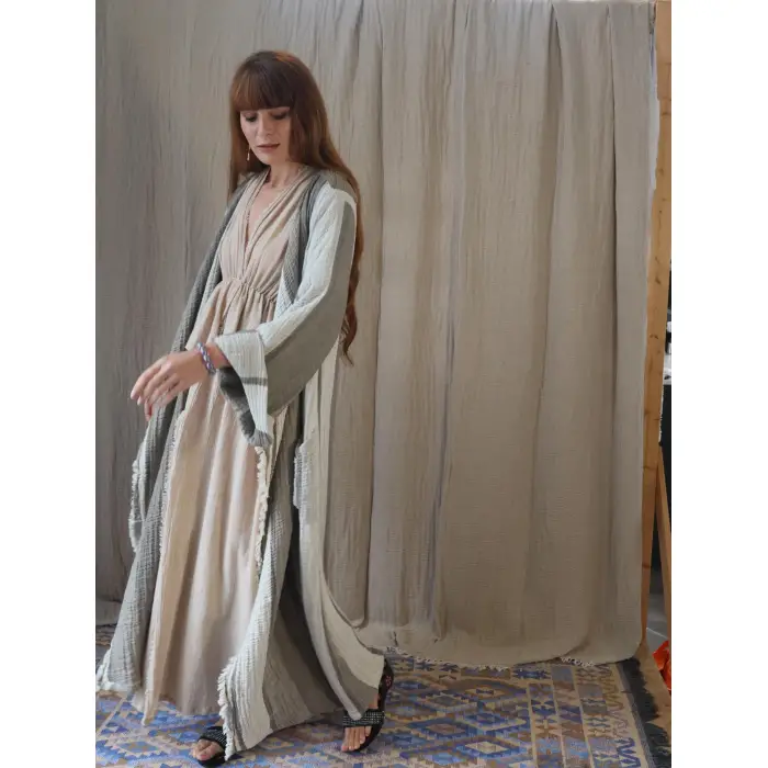 SWAN MÜSLİN KAFTAN