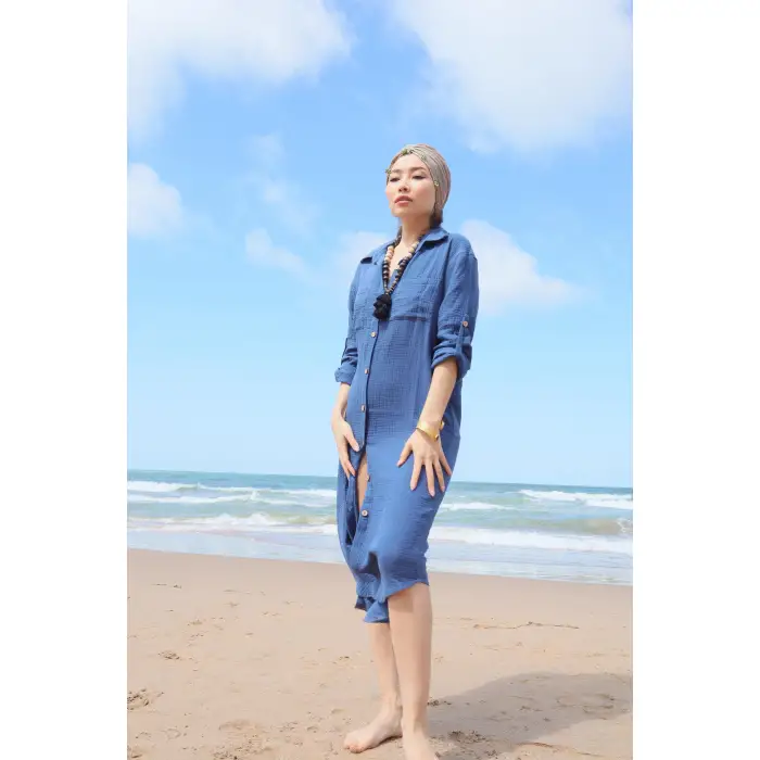 LOTUS MÜSLİN GÖMLEK