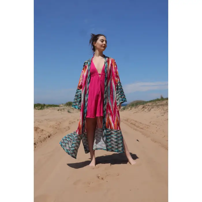 BUHARA VİSKON KAFTAN