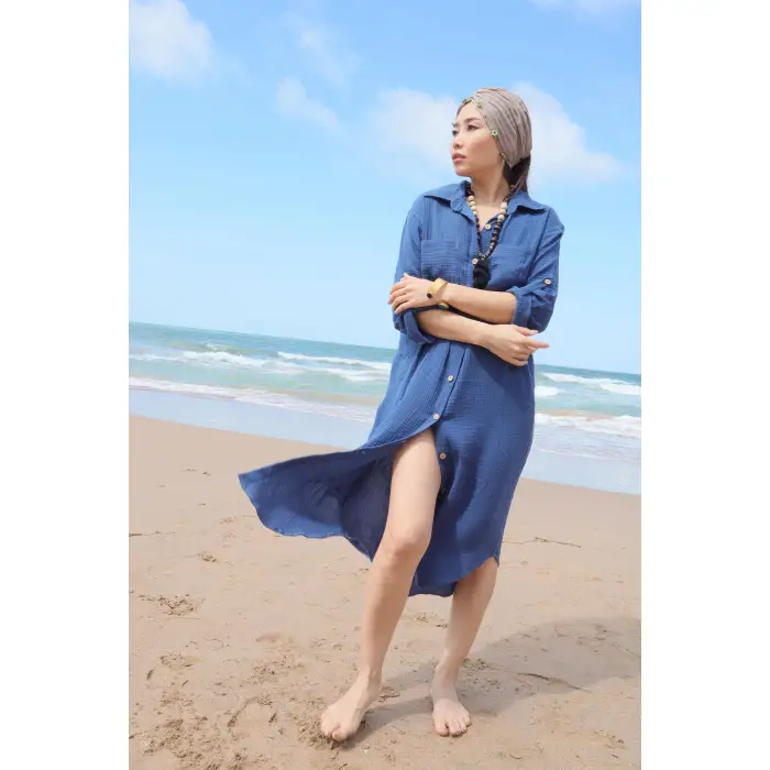 LOTUS MÜSLİN GÖMLEK