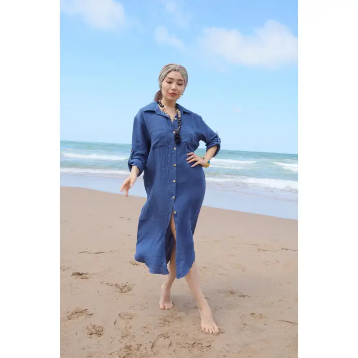 LOTUS MÜSLİN GÖMLEK