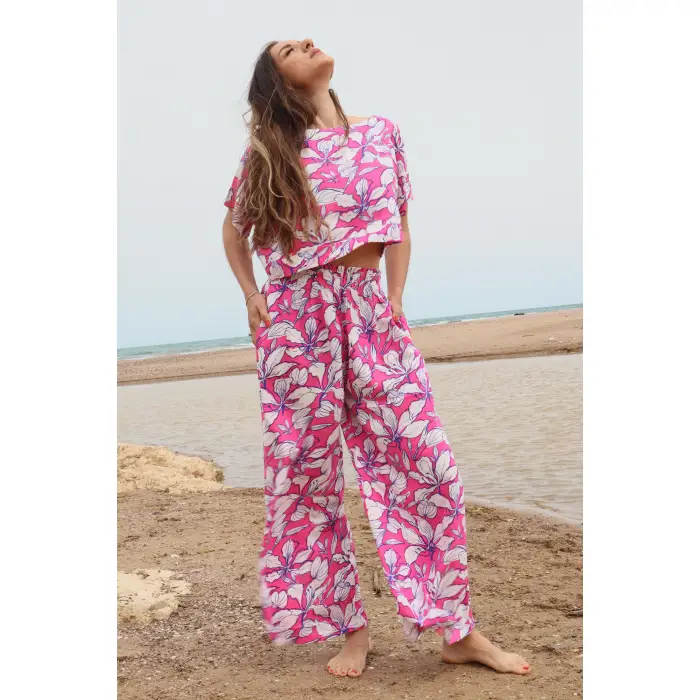 ORCHID BLUZ & PANTOLON TAKIM