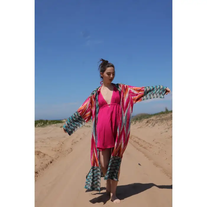 BUHARA VİSKON KAFTAN