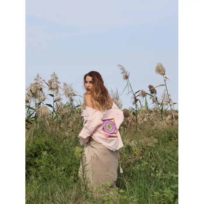 CHAPUT EL DOKUMA KİMONO CEKET