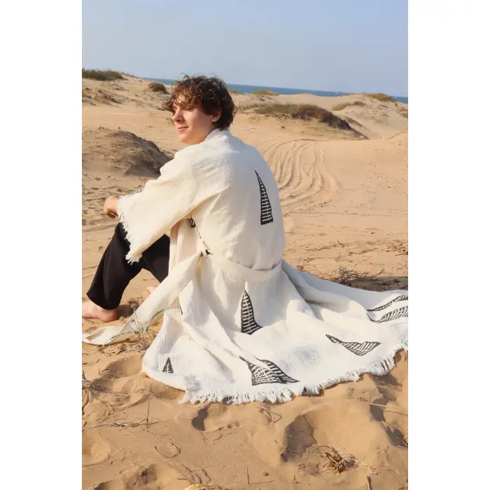 PYRAMID TAHTA BASKI KAFTAN