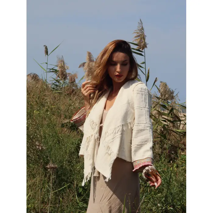 CHAPUT EL DOKUMA KİMONO CEKET