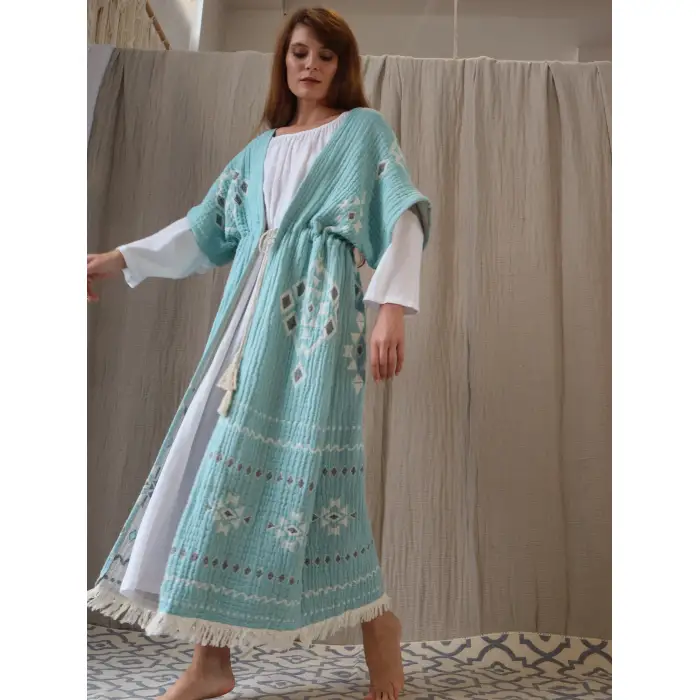 NOMADIC MÜSLİN KİMONO & SABAHLIK