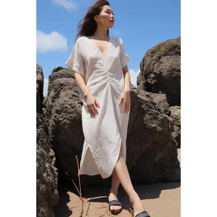 DORA YALDIZLI MÜSLİN ELBİSE