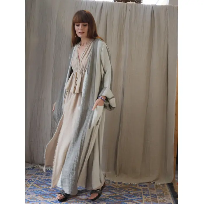 SWAN MÜSLİN KAFTAN