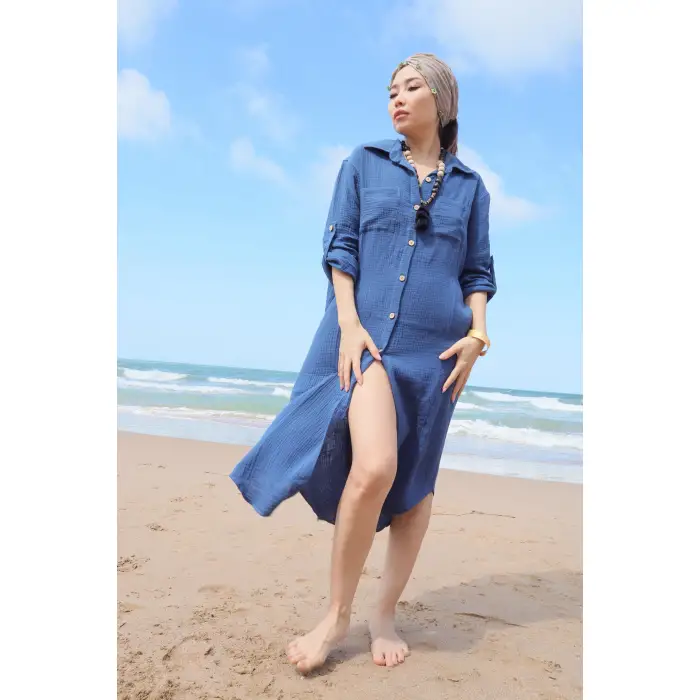 LOTUS MÜSLİN GÖMLEK