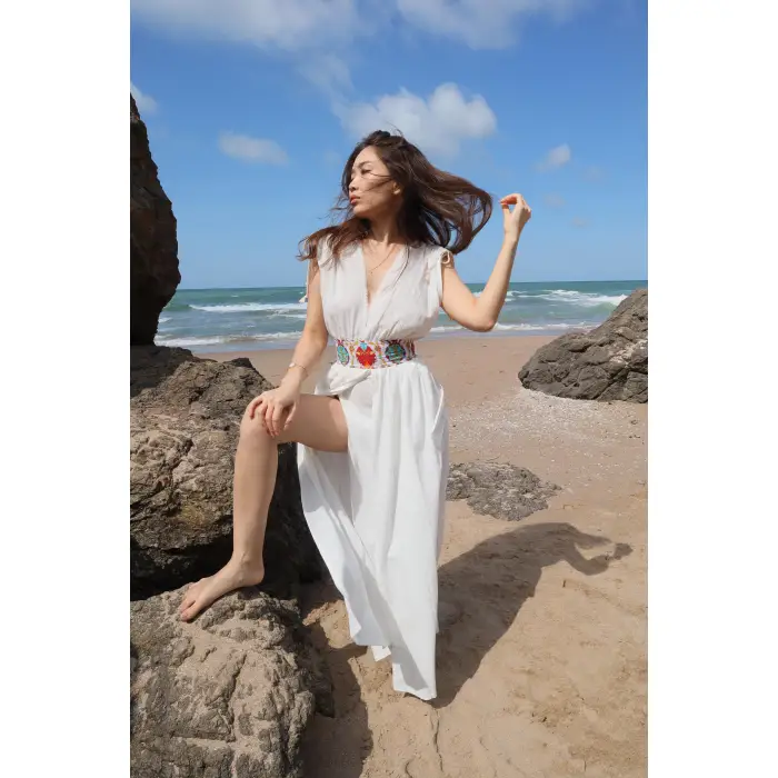 HELEN BELİ YAZMA ELBİSE