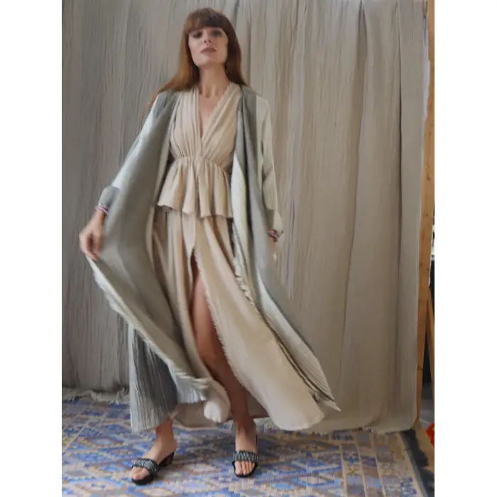 SWAN MÜSLİN KAFTAN