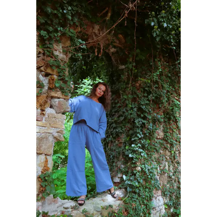 SOUL MÜSLİN BLUZ & PANTOLON TAKIM