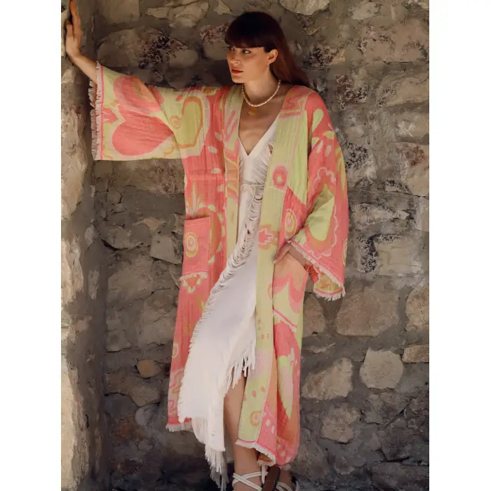 UTOPIA KAFTAN / Sarı & Pembe