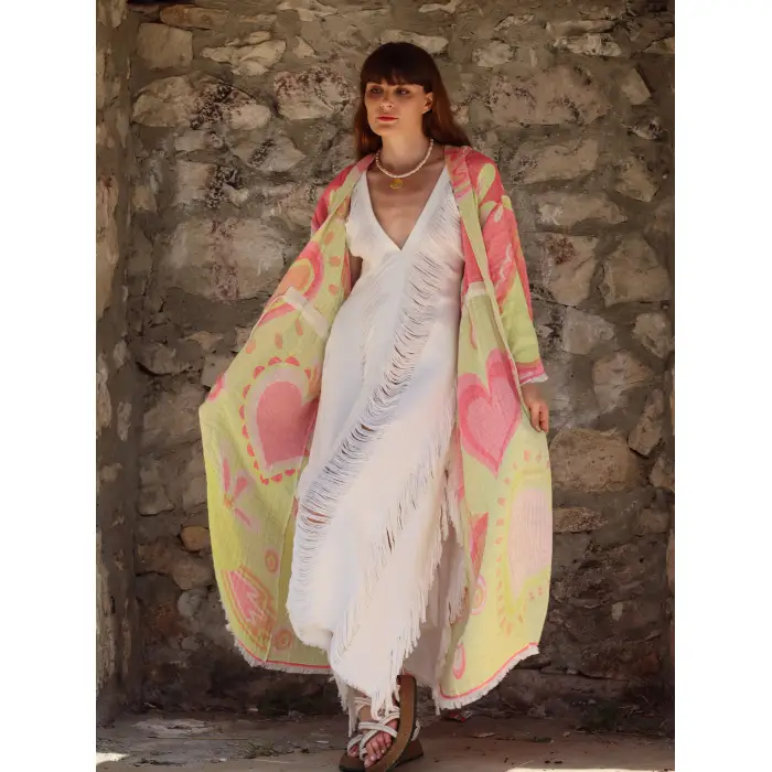 UTOPIA KAFTAN / Sarı & Pembe