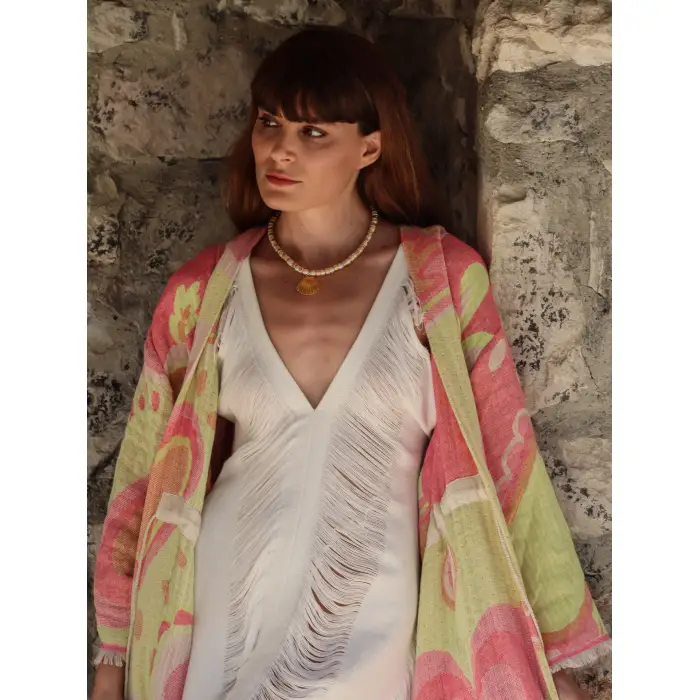 UTOPIA KAFTAN / Sarı & Pembe