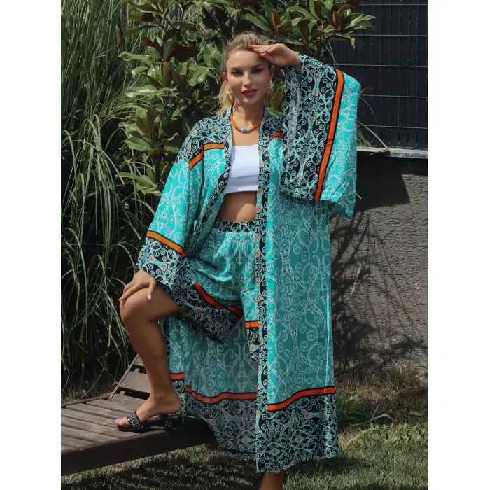 NİL KAFTAN & ŞORT TAKIM