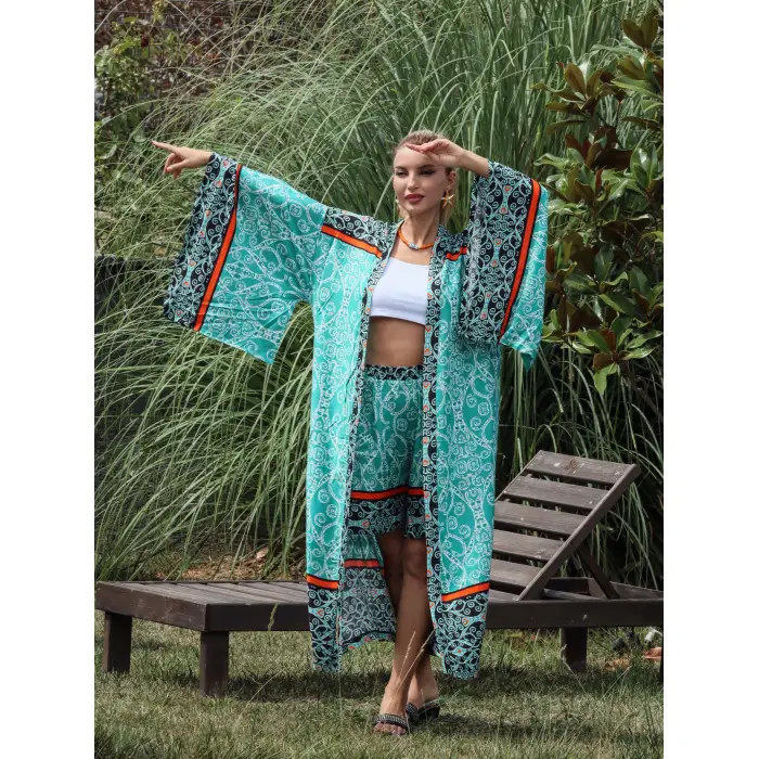 NİL KAFTAN & ŞORT TAKIM