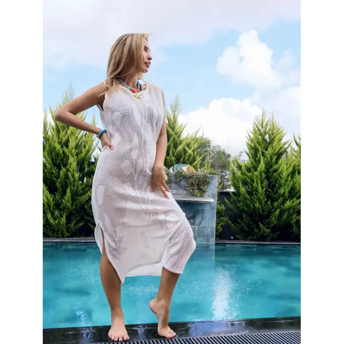 IVY FİLE KOLSUZ ELBİSE