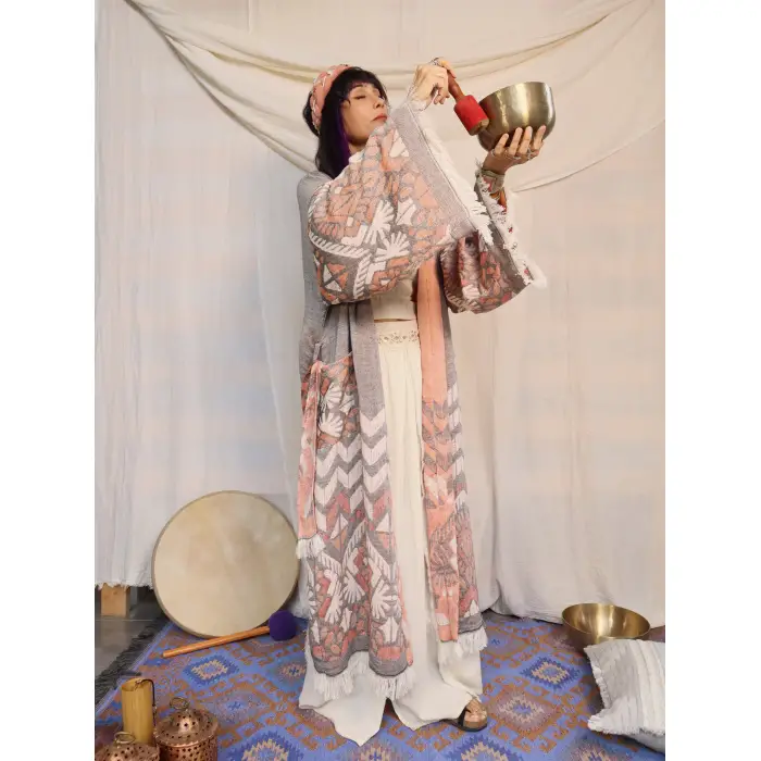 BOABAB PAMUK DOKUMA KİMONO