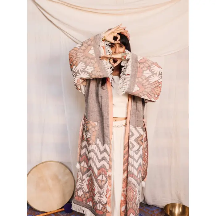 BOABAB PAMUK DOKUMA KİMONO