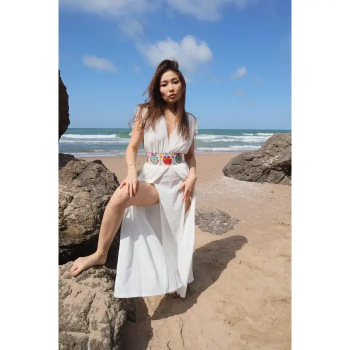 HELEN BELİ YAZMA ELBİSE