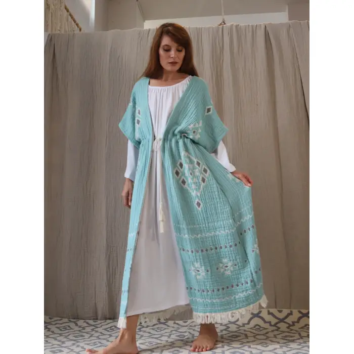 NOMADIC MÜSLİN KİMONO & SABAHLIK