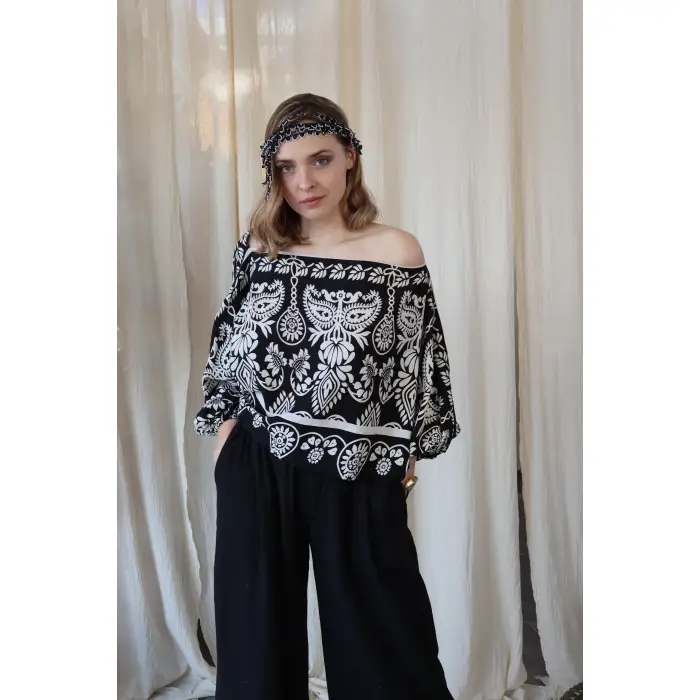 NEPAL BLUZ & PANTOLON TAKIM