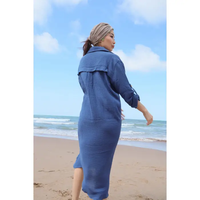 LOTUS MÜSLİN GÖMLEK