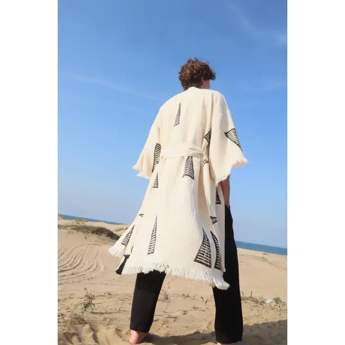 PYRAMID TAHTA BASKI KAFTAN