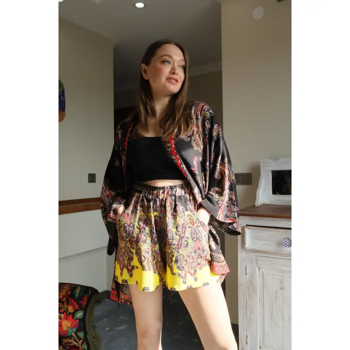 JAKARTA VİSKON KİMONO & ŞORT TAKIM