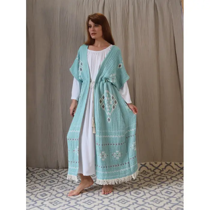 NOMADIC MÜSLİN KİMONO & SABAHLIK