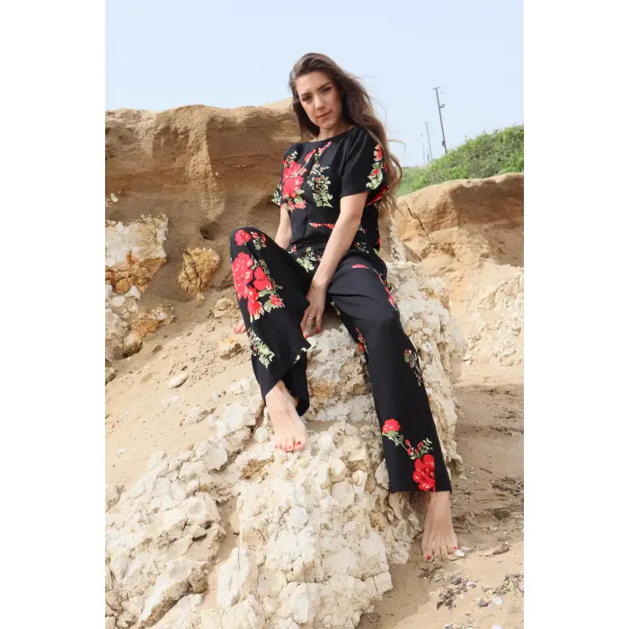 ORCHID BLUZ & PANTOLON TAKIM