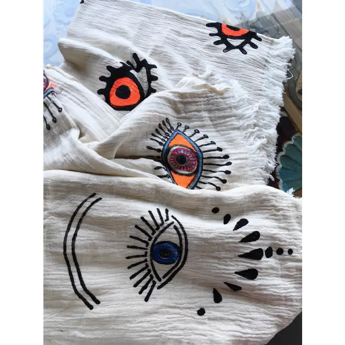 DOĞA -TAHTA BASKILI PESTEMAL