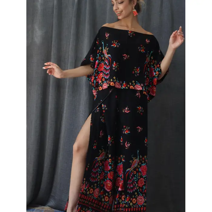 KALİNKA VİSKON BLUZ & PANTOLON TAKIM